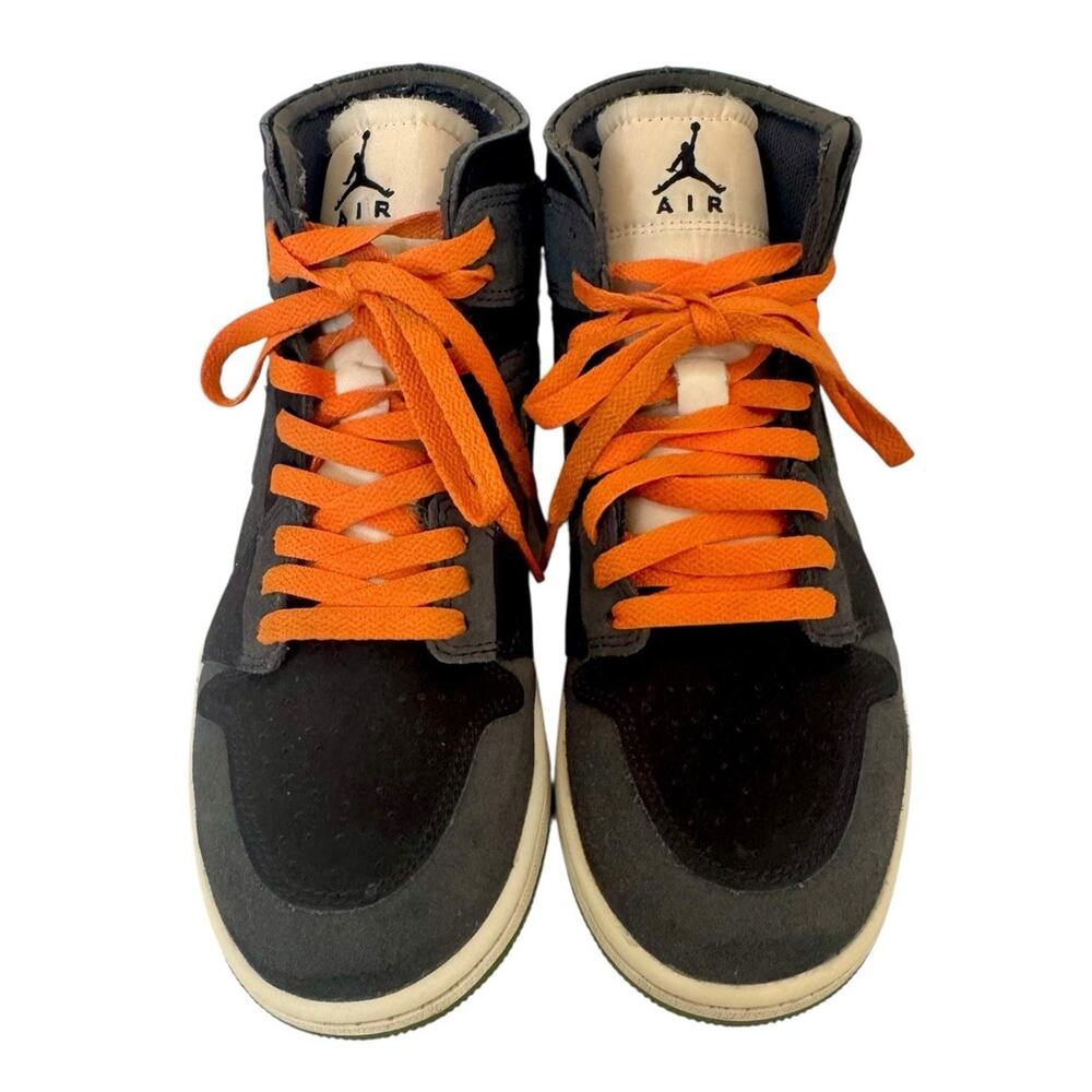 NIKE AIR JORDAN 1 Mid SE Craft Shoes FD6817-003 Anthracite Light Olive Men’s 8 - Picture 6 of 13